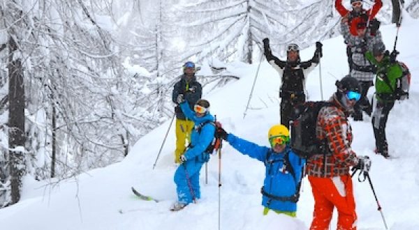 tree skiing